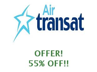 Discounts Air Transat save up to 10%