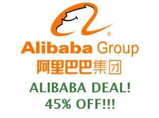 Promotional codes and coupons Alibaba