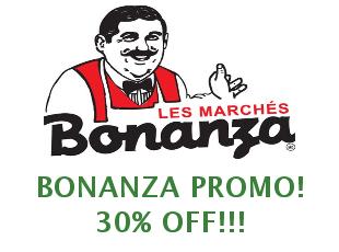 Discount coupon Bonanza save up to 25%