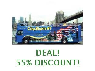 Promotional codes CitySights NY 15% off