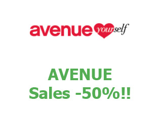 Promotional codes and coupons Avenue save up to 50%