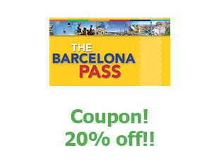 Discount coupon Barcelona Pass 6% off