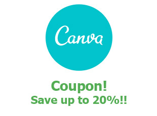 Promotional offers Canva up to 20% off