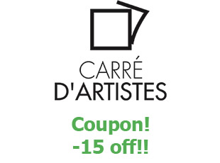 Discount code Carré d'artistes save up to 20$