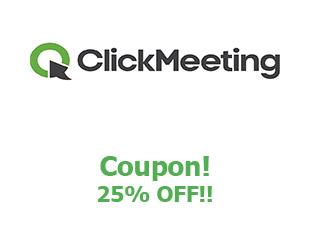 Coupons Click Meeting save up to 25%