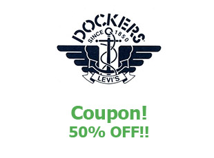 Coupons Dockers 50% off