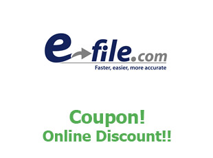 Promotional offers E-file save up to 50%