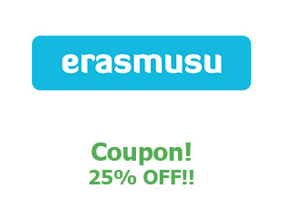 Discounts Erasmusu save up to 25%