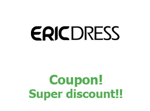 Promotional codes EricDress more than 15%