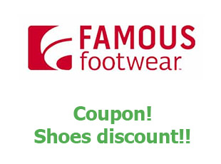 Discount code Famous Footwear up to -20%