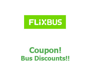 Discount coupon Flixbus save up to 30%