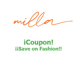Discount coupon Milla up to 20% off