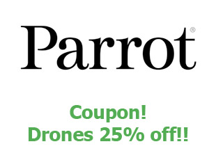 Discount code Parrot save up to 25%