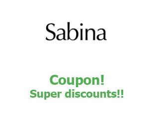 Promotional codes Sabina Store 5 euros off