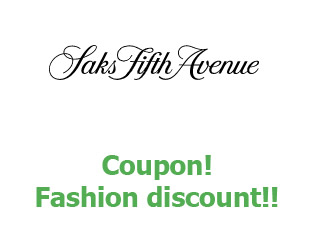 Promotional code Saks Fifth Avenue up to 50%