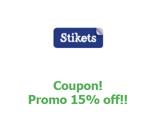 Promotional code Stikets save up to 10%