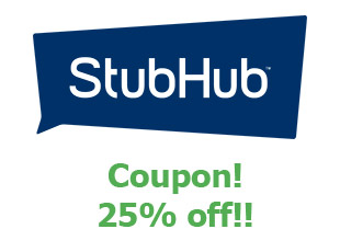 Promotional offers and codes StubHub save up to 20$