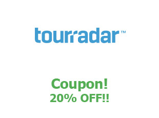 Promotional offers Tour Radar save up to 50%