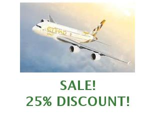 Discount code Etihad Airways save up to 12%