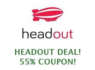 Coupons Headout save up to 20%