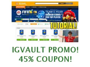 Discount coupon IGV 25% off