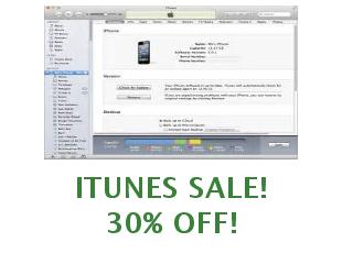Discounts iTunes save up to 25%