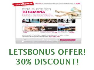 Promotional codes LetsBonus save up to 30%