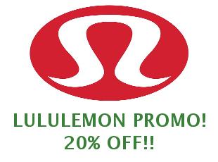 Promotional code Lululemon save up to 20%
