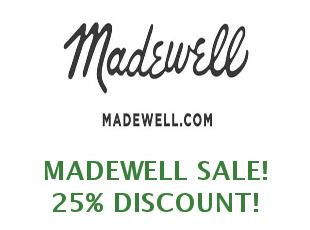 Promotional codes and coupons Madewell save up to 30%