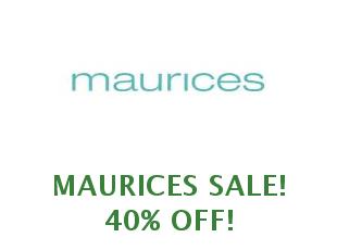 Coupons Maurices 25% off