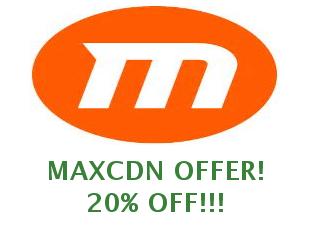 Discount code MaxCDN save up to 30%