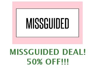 Discount coupon Missguided save up to 50%