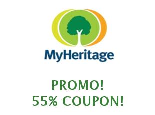 Discount coupon My Heritage save up to 15%