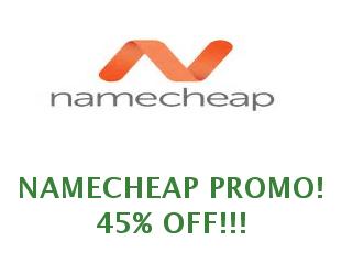 Discounts Namecheap 40% off