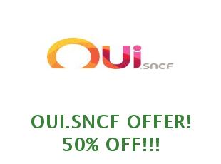 Promotional offers Oui.sncf 15 euros off