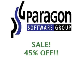 Promotional offers and codes Paragon Software save up to 25%