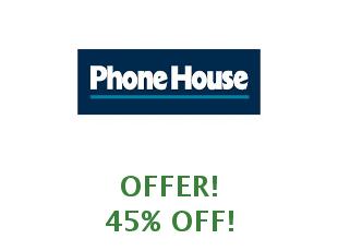 Promotional codes and coupons PhoneHouse save up to 50%