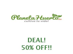 Promotional offers and codes Planeta Huerto save up to 10%