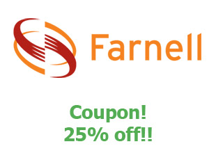 Promotional offers and codes Farnell save up to 15%