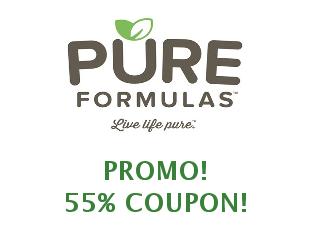 Promotional codes and coupons Pure Formulas save up to 25%
