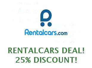 Coupons Rentalcars save up to 15%