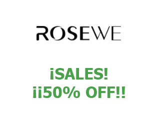Promotional codes and coupons Rosewe