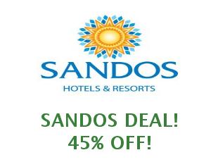 Promotional codes and coupons Sandos 5% off