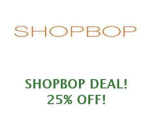 Promotional codes  ShopBop save up to 25%