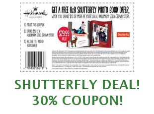 Discount coupons Shutterfly