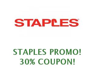 Promotional codes 30% off Staples
