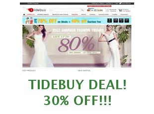 Discount code TideBuy save up to 15%