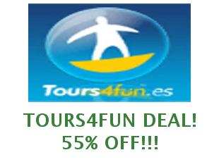 Coupons Tours4Fun save up to 30%