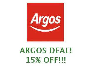 Discounts Argos save up to 15%