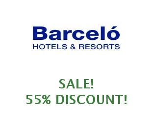 Discount coupons Barceló Hotels